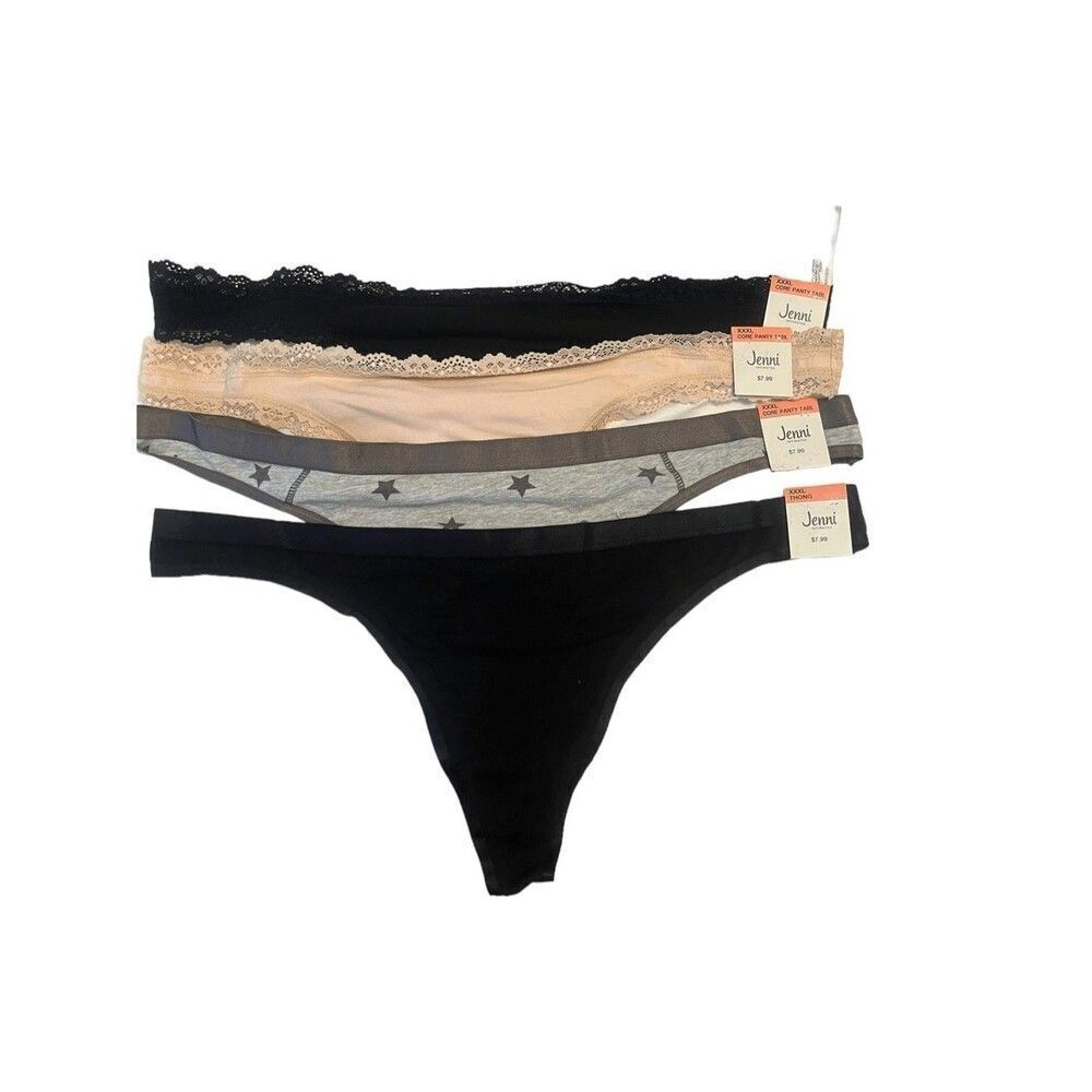 Jenni Thongs 4 Pieces Sz XXXL